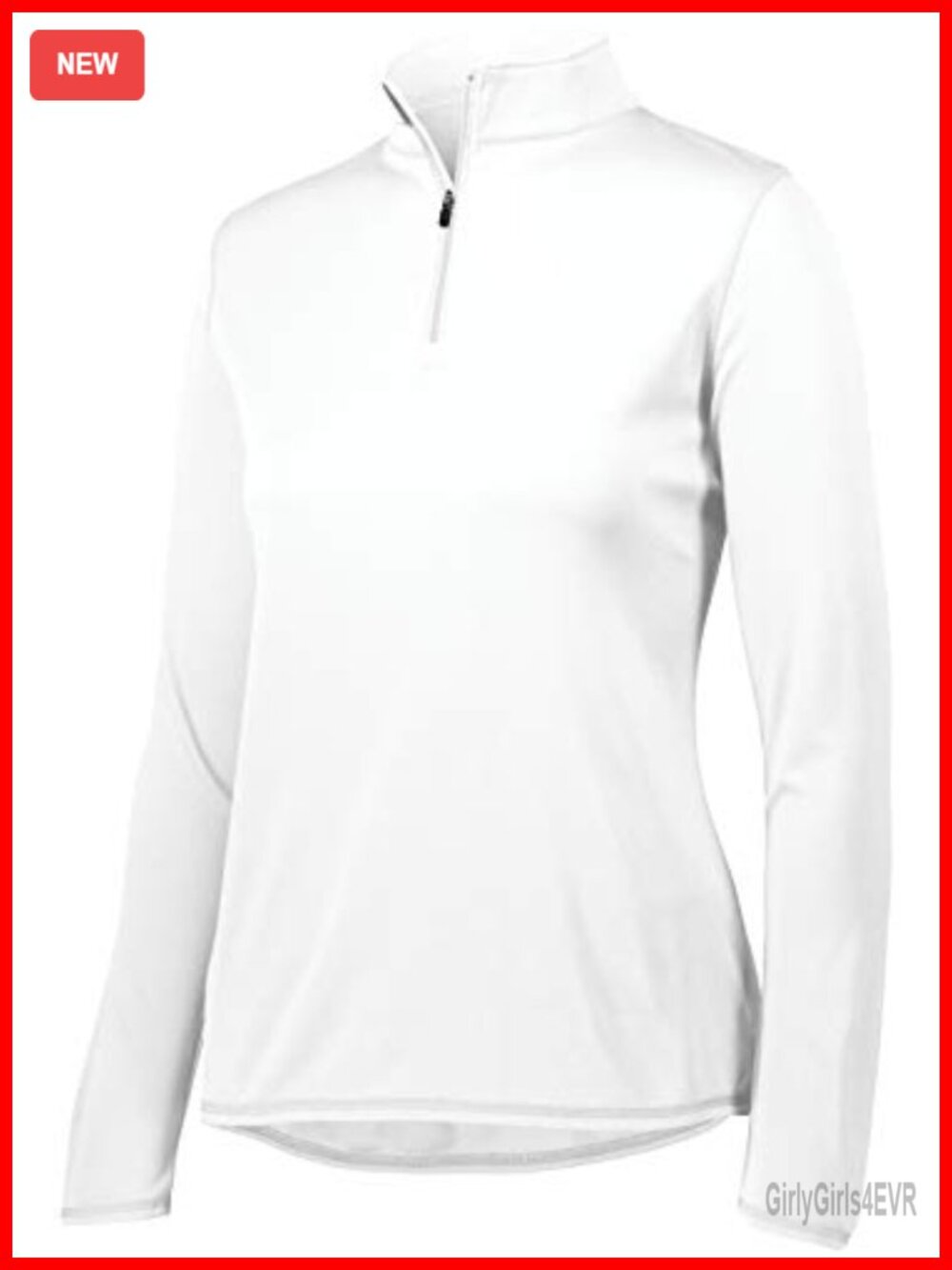 Women's Quarter-Zip Performance Pullover Wicking Athletic Long Sleeve